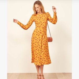Reformation Josephine Dress in Amelia Floral Rare 4